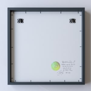 Synesthetic Letters: A 6/88 by Dasha Pears  Image: Back of artwork