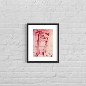 P.S. by kayla tange  Image: Framed rending of P.S.