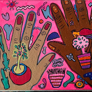 Our Hands by Kym Cooper by Kym Debra Cooper