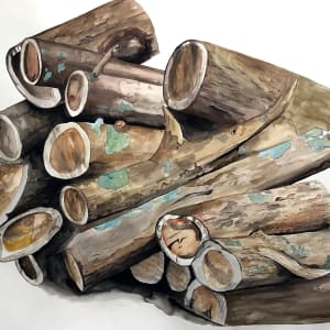 Wood Pile by Ianthe Jackson