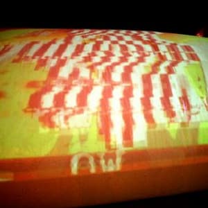 Das Luftding  Image: Close-up of projections on the installation walls