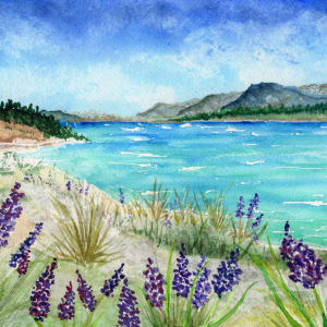 Lupin by the Lake by Rachael LaMielle