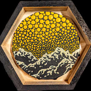Golden Snowcaps by Rachael LaMielle