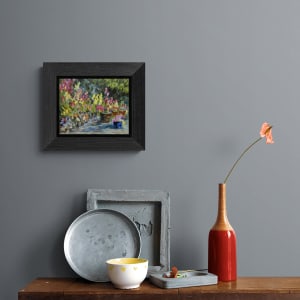 Summer Garden by Terrill Welch   Image: room view with sample frame for inspiration.