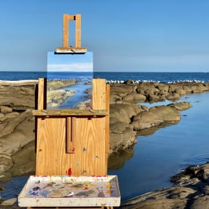 Reef Bay Afternoon by Terrill Welch  Image: First plein air painting day October 12, 2022