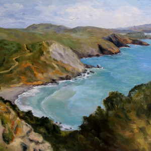Early Spring Muir Beach Overlook California by Terrill Welch 