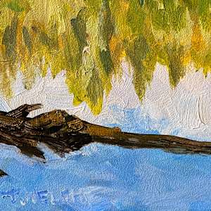 Light on the Trees by Terrill Welch 