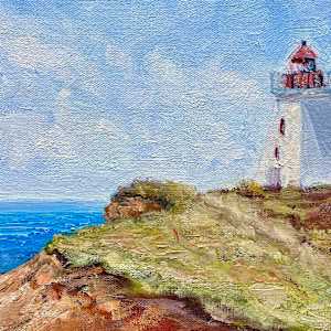 Cap Egmont Lighthouse PEI by Terrill Welch, Image 3.