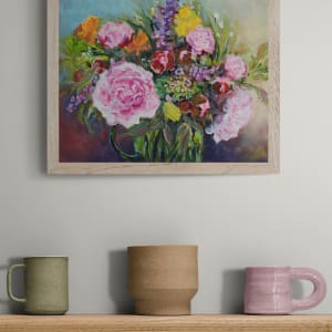 Early Flowers with Peonies by Terrill Welch 