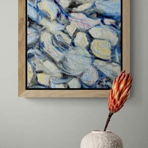 Butter Clamshells Near Shore II Study by Terrill Welch 
