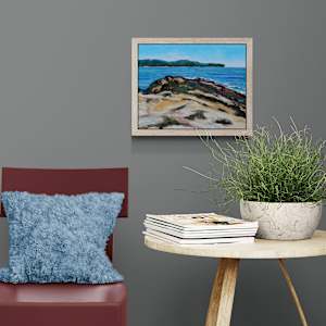 Low Tide at Georgina Point by Terrill Welch 