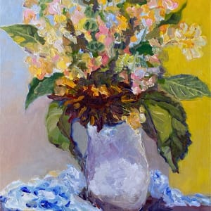 Dark Sunflowers and Company by Terrill Welch, Image 1.