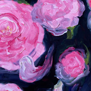 Peonies Falling by Terrill Welch 