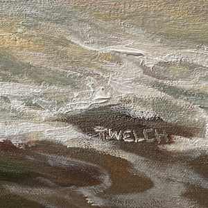 Twilight in Active Pass by Terrill Welch 