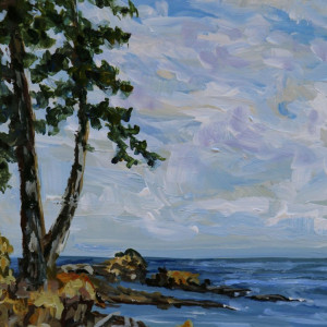 Morning Sky Strait of Georgia by Terrill Welch
