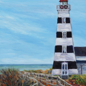 West Point Lighthouse PEI by Terrill Welch