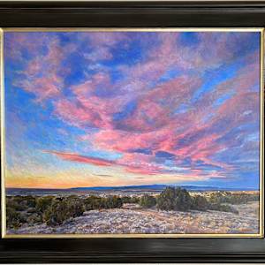 Bernalillo Overlook - at Sunset by Daniel Mundy 