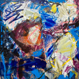 Primary Blue Path by Beckie Laughlin