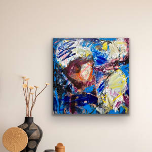 Primary Blue Path by Beckie Laughlin 