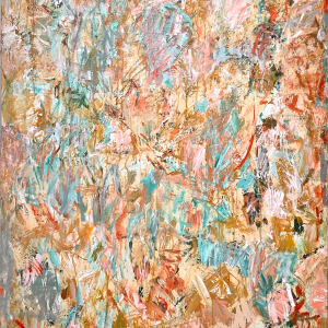 Indo Orange Red Mirage by Beckie Laughlin