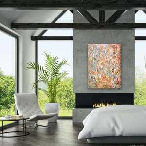 Indo Orange Red Mirage by Beckie Laughlin 