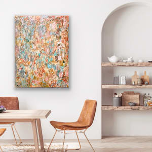 Indo Orange Red Mirage by Beckie Laughlin 