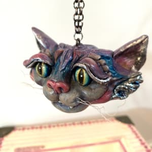 Cheshire Cat Ornament by Marie Young