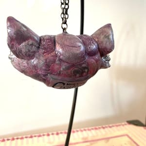 Cheshire Cat Ornament by Marie Young 
