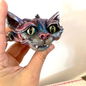 Cheshire Cat Ornament by Marie Young 