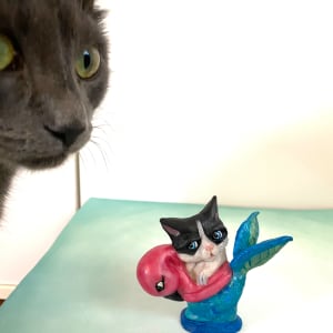 Purrmaid Figurine by Marie Young 