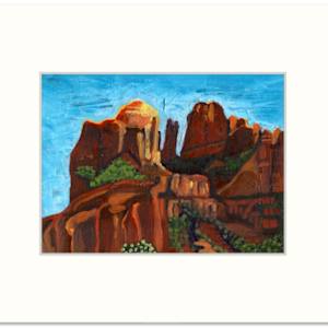 Sedona Secrets by Mary Rush  Image: Sedona Secrets
Oil on Paper
9 x 12 inches
Matted to 15 x 18 inches