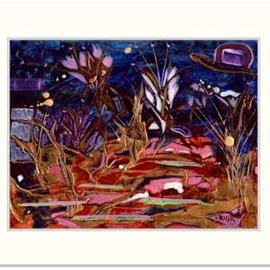 Soul's Light by Mary Rush  Image: Soul's Light - 8.5 x 11 inches - Acrylic on Paper
Matted to 11 x 14 inches