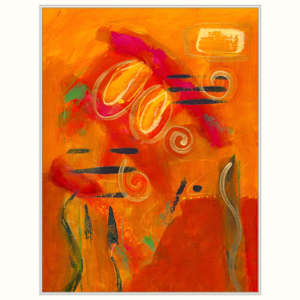 Lightbulb Moment by Mary Rush  Image: Lightbulb Moment, 11 x 8.5 inches, Acrylic on Paper - Matted to 14 x 11 inches