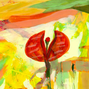 The Whole Universe Supports the Blossoming by Mary Rush  Image: Top right panel