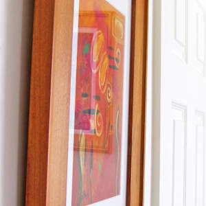 Lightbulb Moment by Mary Rush  Image: Framed side view