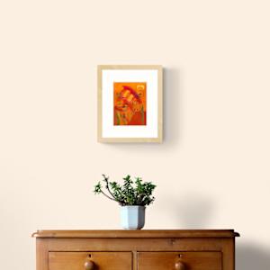 Lightbulb Moment by Mary Rush  Image: Insitu - For Size estimation - Lightbulb Moment, 11 x 8.5 inches, Acrylic on Paper