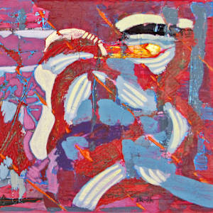 Warriorship by Mary Rush  Image: Detail of Warrior Spirit, Right Side