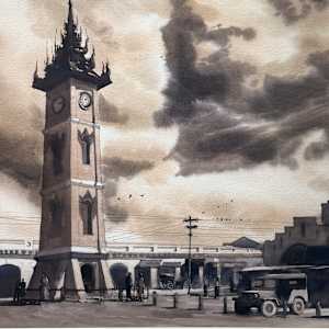 Zay Cho, Mandalay (2022) by Aung Htet Lwin