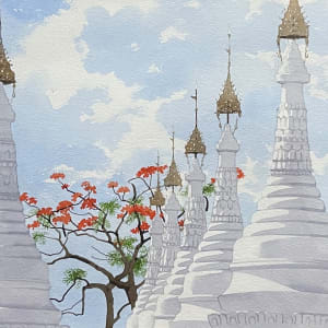 Poetic Poem (2022) by Moe Nyo (b. 1976)