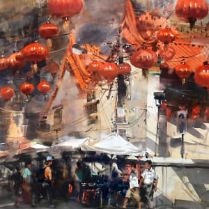 China Town, Rangoon 2021 by Myint Naing