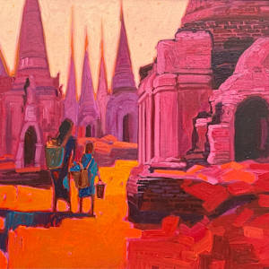Mwe Taw Kakku Pagoda by Win Tint