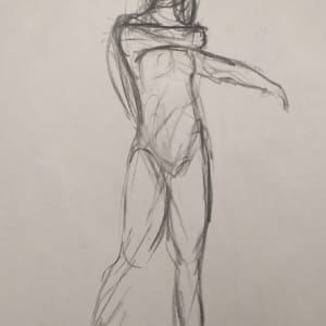 Scribble Figure Sketch by Jana Renée