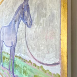 Lavender Horse Facing East by Anne-Louise Ewen 