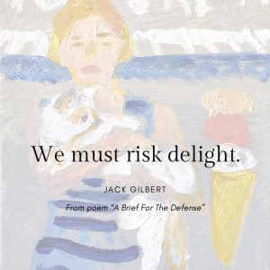 Cat Painting: We Must Risk Delight by Anne-Louise Ewen 