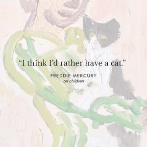 Cat Painting: I Think I'd Rather Have A Cat by Anne-Louise Ewen 