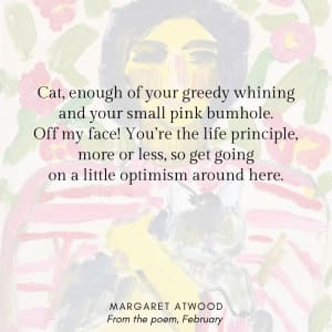 Cat Painting: Get Going on a Little Optimism Around Here by Anne-Louise Ewen 