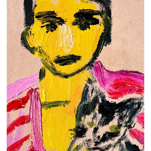 Cat Painting: For He Is A Mixture of Gravity and Waggery by Anne-Louise Ewen 