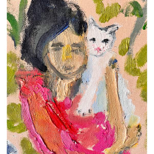 Cat Painting: One Cat Just Leads To Another by Anne-Louise Ewen 