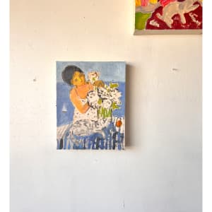 Cat Painting: How Do I Know That She Is Not Playing With Me? by Anne-Louise Ewen 