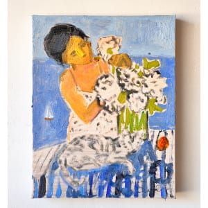 Cat Painting: How Do I Know That She Is Not Playing With Me? by Anne-Louise Ewen 